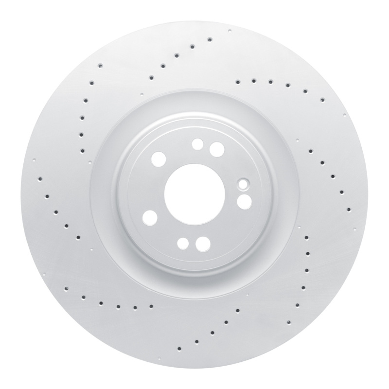 Mercedes-Benz GLE53 AMG Brake Rotor (1) - Front - R1 Concepts - GeoSPEC Coated Rotor - Drilled - `21-`25 Mercedes-Benz GLE53 AMG Brake Rotor (1) - Front - R1 Concepts - GeoSPEC Coated Rotor - Drilled - `21-`25